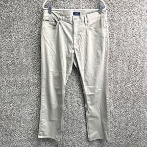Polo Ralph Lauren Pants Men's 34x30 Beige Khaki Stretch Cotton 5-Pocket Chino